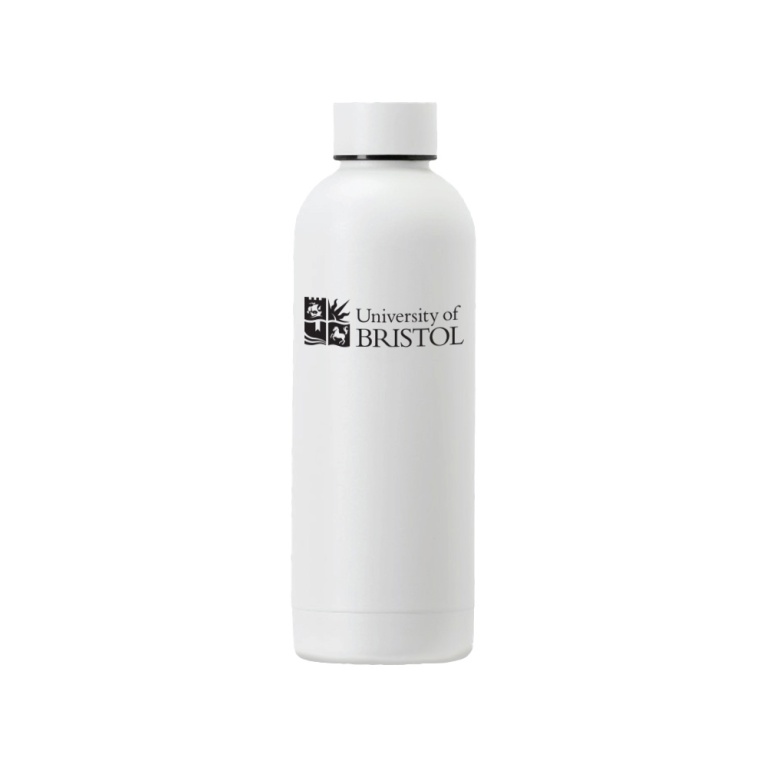 University of Bristol - Stainless Steel Bottle - White - 500ML