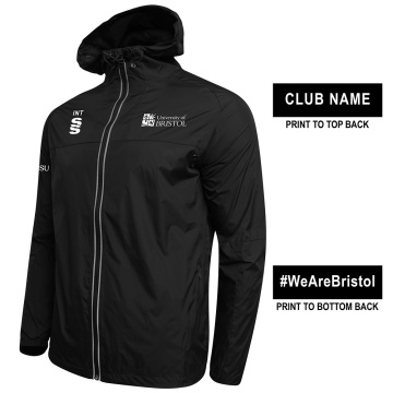 University of Bristol - Dual Full Zip Training Jacket - Black - Unisex Fit