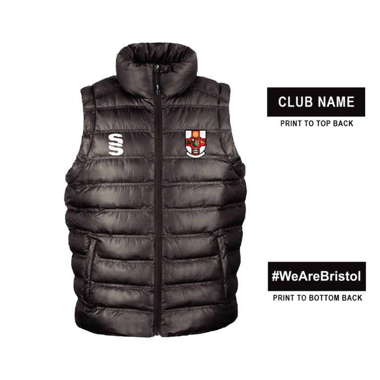 Padded Gilet : Black