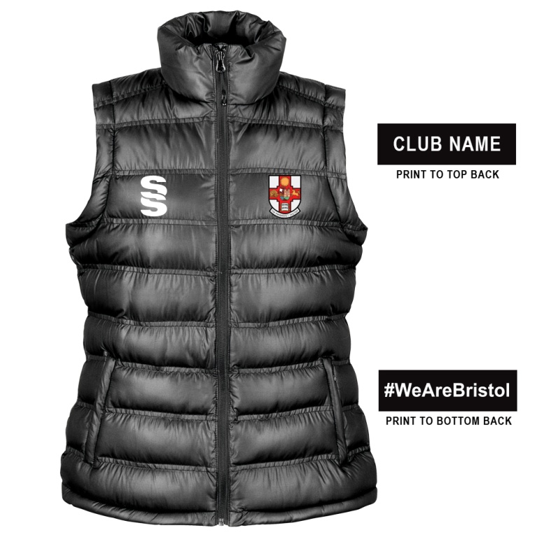 Women's Padded Gilet : Black