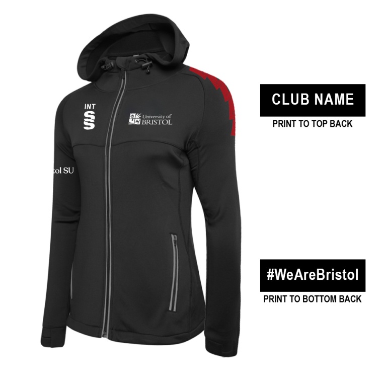 University of Bristol - Dual Full Zip Hoody - Women's Fit