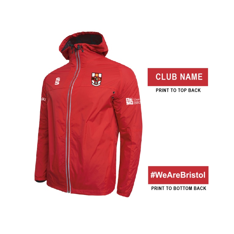 Dual Full Zip Training Jacket - Red - Unisex Fit