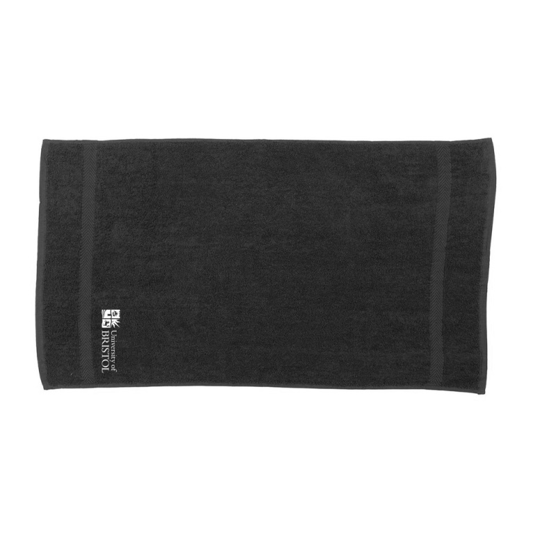 University of Bristol - Luxury Bath Towel - Black