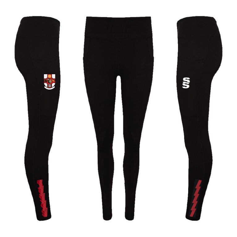 Performance Full Length Leggings : Black